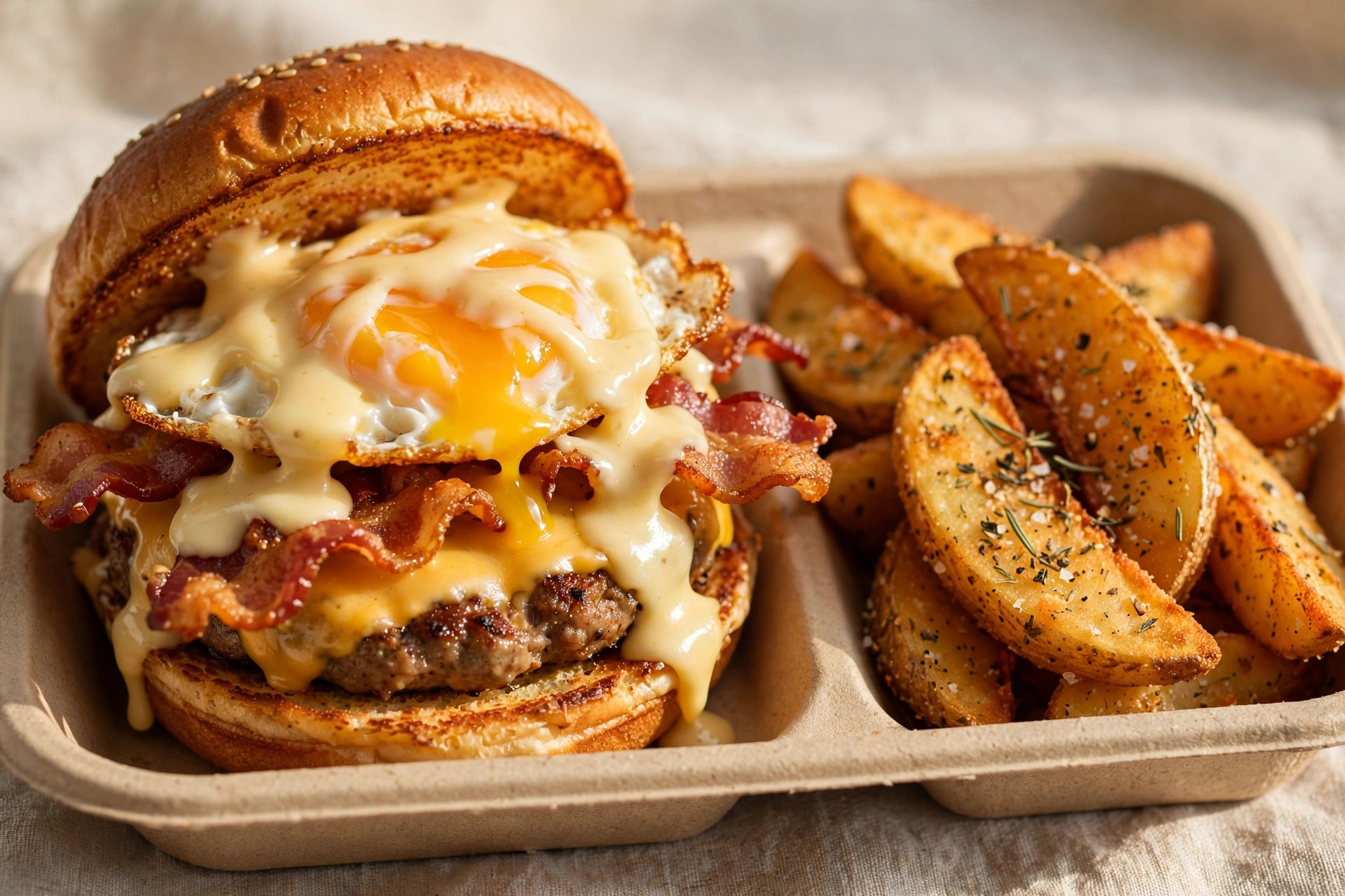breakfast baconator combo